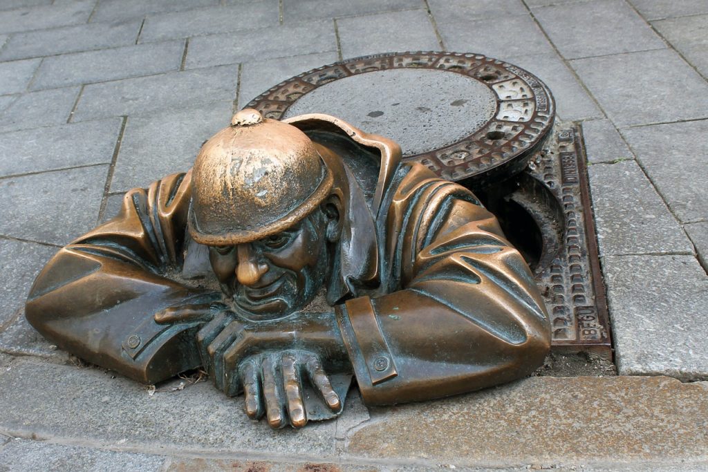 Bratislava bronze statues