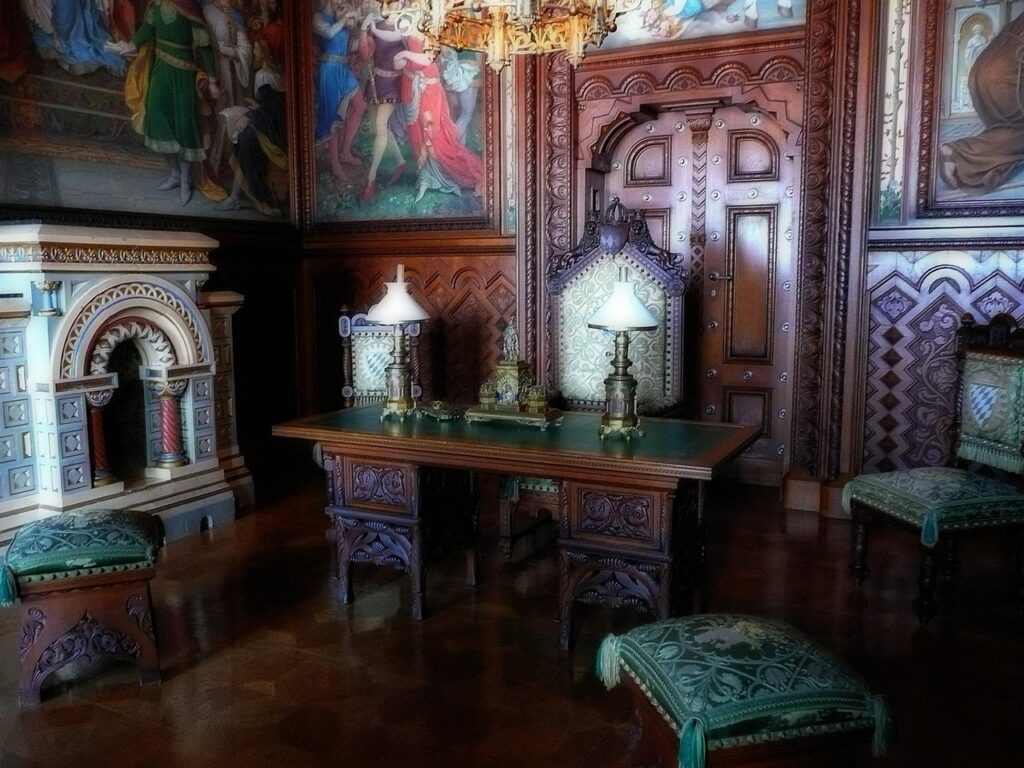Inside Neuschwanstein Castle